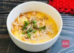 (Steamed vegetables) Illustration of how to make steamed eggs with shrimp skin 10
