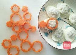 胡萝卜鸡蛋蒸虾滑的做法图解5