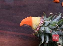 水果拼盘（鹦鹉菠萝凤梨）的做法图解10