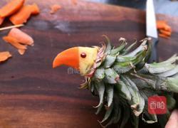 水果拼盘（鹦鹉菠萝凤梨）的做法图解12