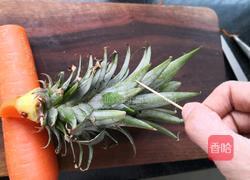 水果拼盘(鹦鹉菠萝凤梨)的做法图解13