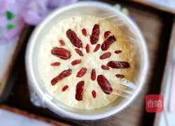 Illustration of how to make red dates and millet cakes 8