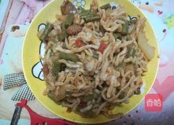 土豆豆角焖面的做法图解11