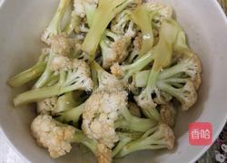 清蒸有机花菜的做法图解3