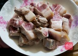兰花豆干烧肉的做法图解2