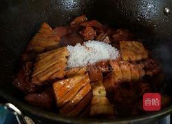 兰花豆干烧肉的做法图解8