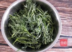 蒸茼蒿的做法图解2