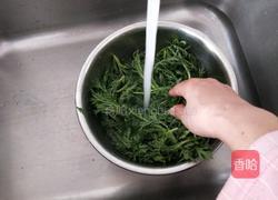 蒸茼蒿的做法图解3