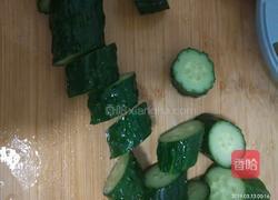 黄瓜炒鸡的做法图解4