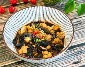 香菇木耳蒸雞塊