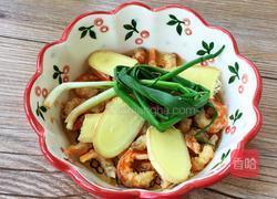 千张虾米肉卷的做法图解2