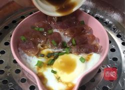 腊肠鸡蛋蒸饭的做法图解7
