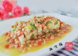 午餐肉蒸杏鲍菇的做法图解1