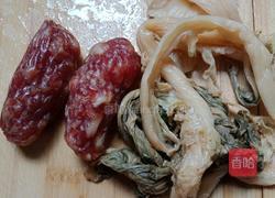 ＃蒸菜＃梅菜蒸腊肠的做法图解2