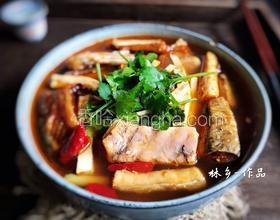 豆腐干燉臘魚