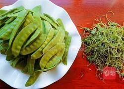 培根炒荷兰豆的做法图解1