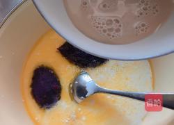  玫瑰花酿紫薯花卷的做法图解4