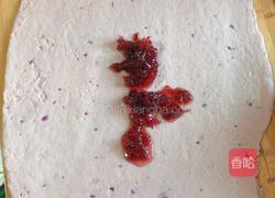  玫瑰花酿紫薯花卷的做法图解10