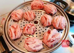  玫瑰花酿紫薯花卷的做法图解14