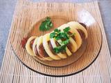 腊肠蒸风琴土豆的做法[图]