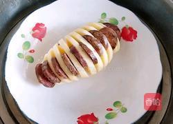腊肠蒸风琴土豆的做法图解5
