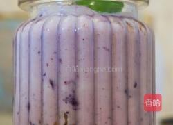 蓝莓坚果奶昔的做法图解2