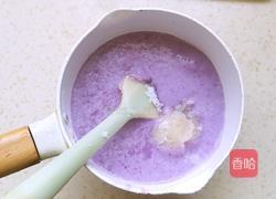 紫薯牛奶凉糕的做法图解4