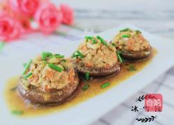 香菇酿肉的做法图解1