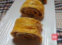 ＃蒸菜＃肉末蒸鸡蛋卷的做法图解11