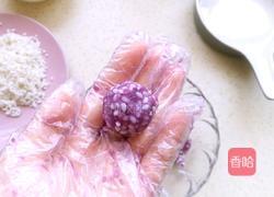 紫薯珍珠丸子的做法图解5