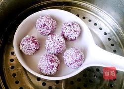 紫薯珍珠丸子的做法图解7