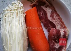 培根金针菇卷的做法图解1