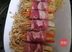 培根金针菇卷的做法图解6