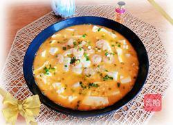  金汤虾仁豆腐羹的做法图解17