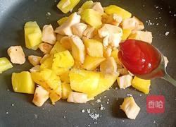 菠萝炒鸡胸肉的做法图解12