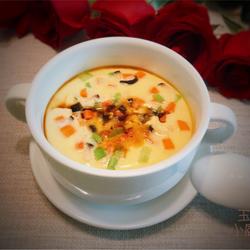 彩蔬蒸鸡蛋的做法[图]
