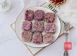 奶香紫薯饼的做法图解17