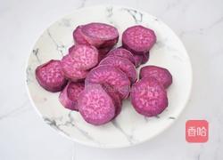 奶香紫薯饼的做法图解2