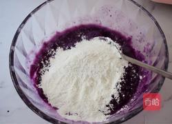 奶香紫薯饼的做法图解7