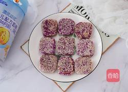 奶香紫薯饼的做法图解15