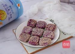 奶香紫薯饼的做法图解16