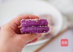 奶香紫薯饼的做法图解18