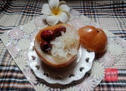 ＃蒸菜＃冰糖银耳窝雪梨的做法图解1