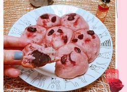 玫瑰花酿紫薯豆包(高压锅版)的做法图解15