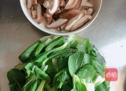蚝油香菇油菜的做法图解1
