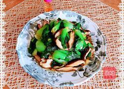 蚝油香菇油菜的做法图解10