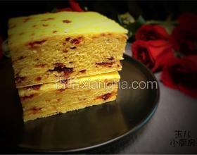 南瓜蔓越莓蒸糕