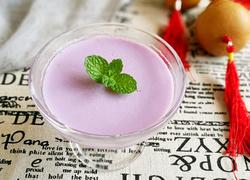 紫薯牛奶凉糕