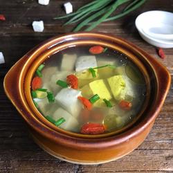艾叶豆腐汤的做法[图]