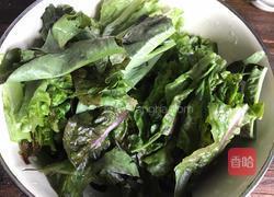 虾米莴笋叶的做法图解1